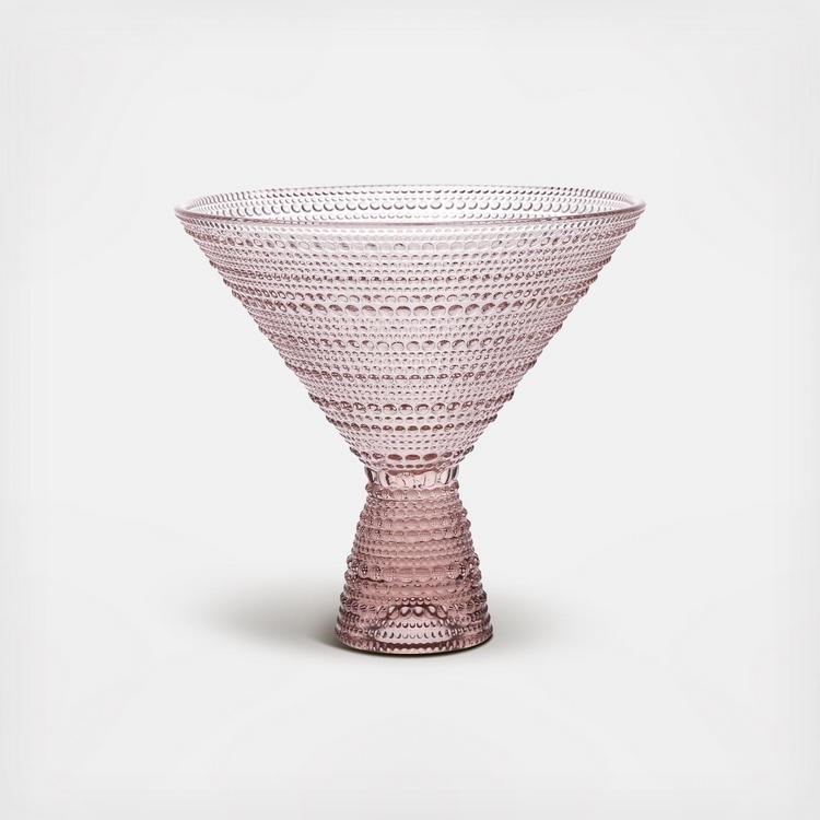 Fortessa Jupiter Martini Glass, Set of 4 - Pink