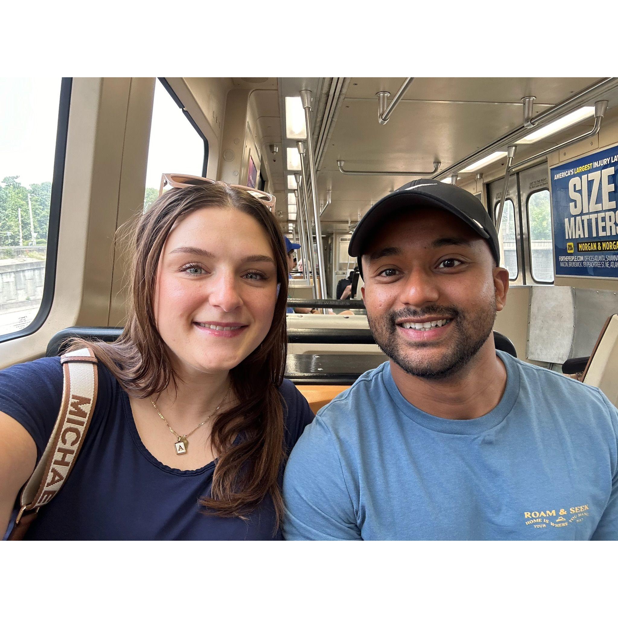 Our Marta rides to ATL because we dislike ATL traffic