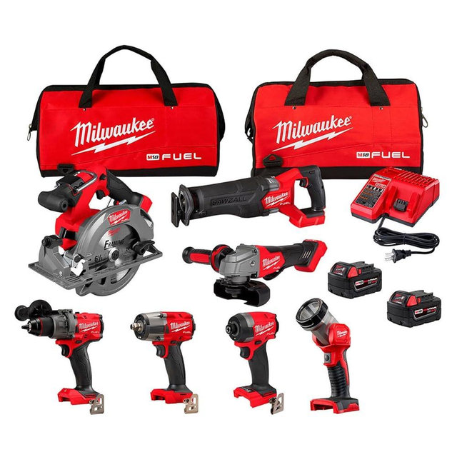 MILWAUKEE 3697-27/ M18 FUEL 7-TOOL COMBO KIT
