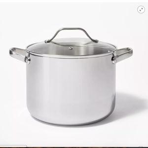 8qt Stainless Steel Tall Stock Pot