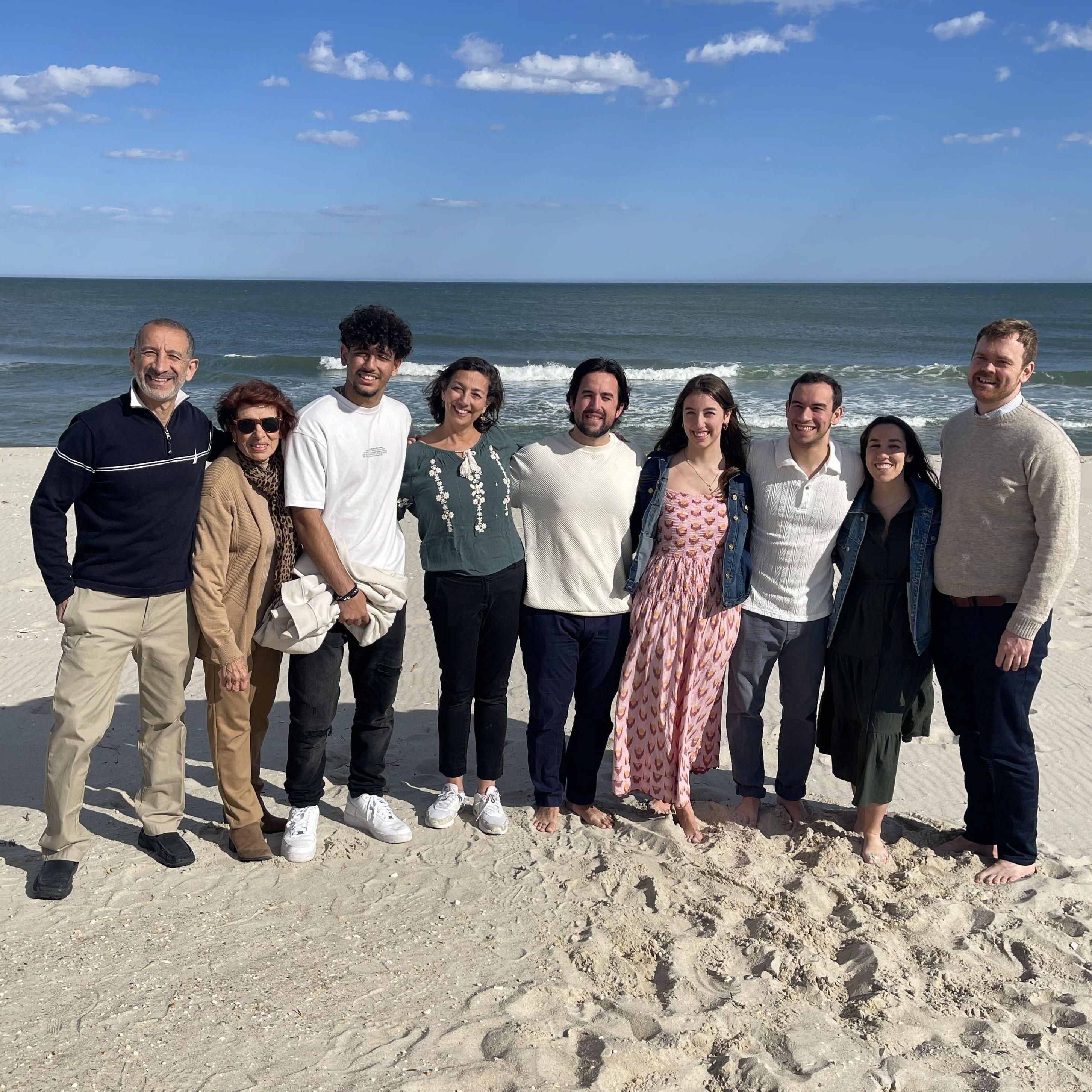 Celebrating Alex and Spencer's engagement with Jackie's family at the Jersey shore!