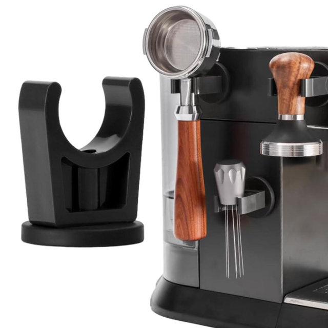 OULIGET Wall Mounted Magnetic Hand Tamper Holder,Portafilter Organizer Fit for Storage 51, 54, 58MM Espresso Tamper,Portafilter,Espresso Coffee Stirrer,1Pieces