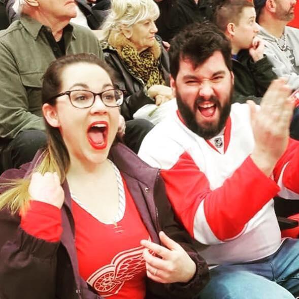 Valentine's Day Detroit Red Wings Game - February 2019