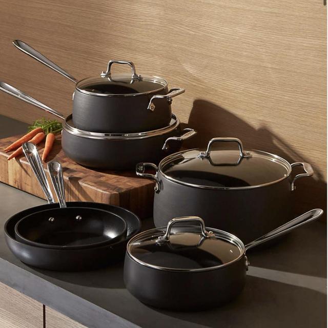 All-Clad ® HA1 Hard-Anodized Non-Stick10-Piece Cookware Set