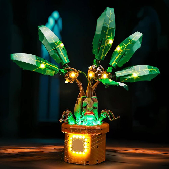 BRICKSHINING LED Lighting Compatible with Lego Mandrake 76433, Light Kit Compatible with Lego 76433, Giving Light to Model, NOT Included The Model Set(Classic Edition)