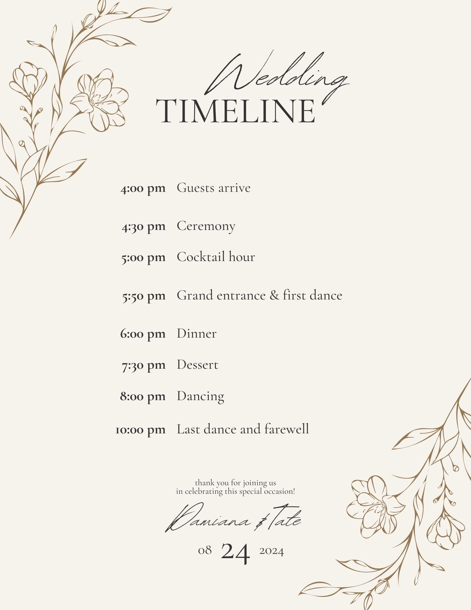 The Wedding Website of Damiana Bruno and Tate Persons