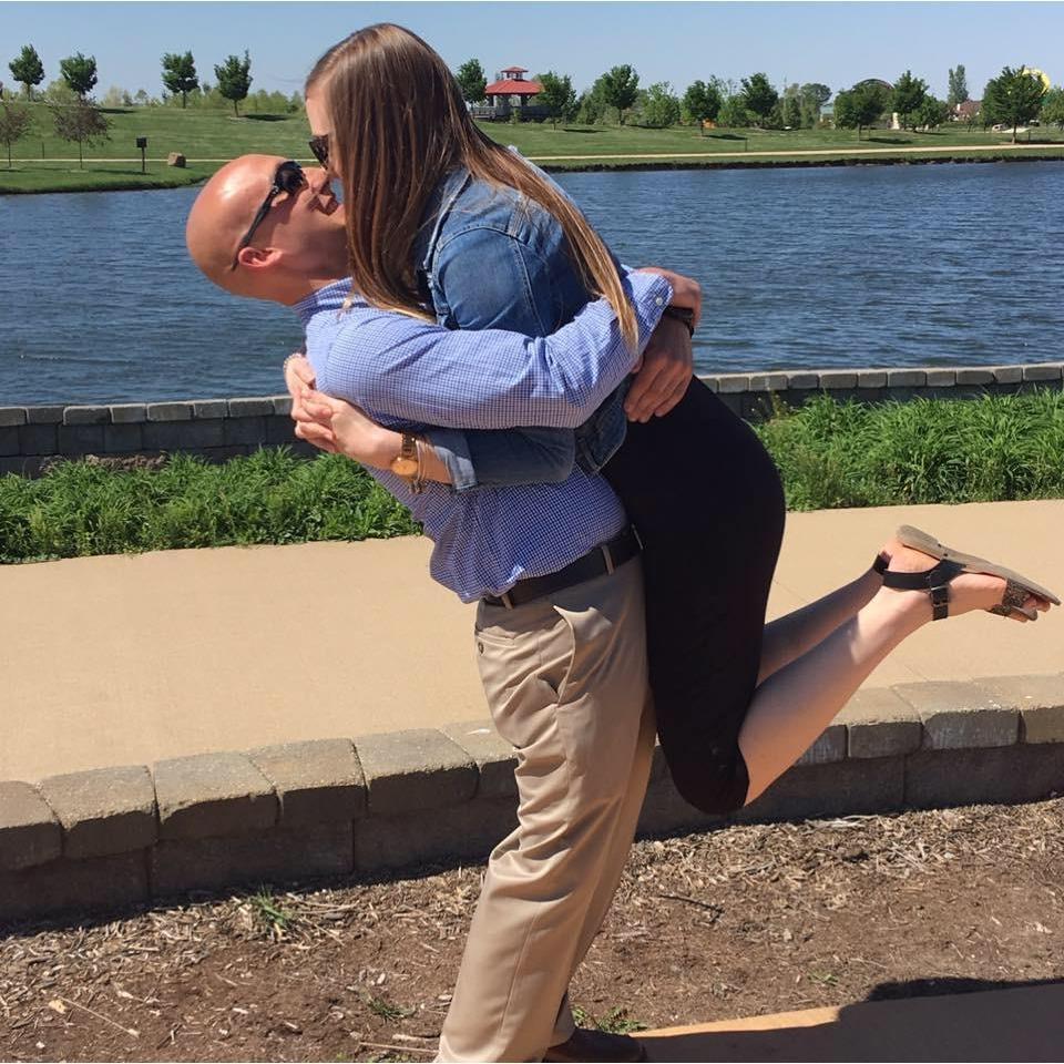 At my cousin's wedding in IL.
