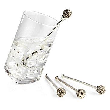 Victoria Stirrers - Set of 4 - Silver www.zgallerie.com