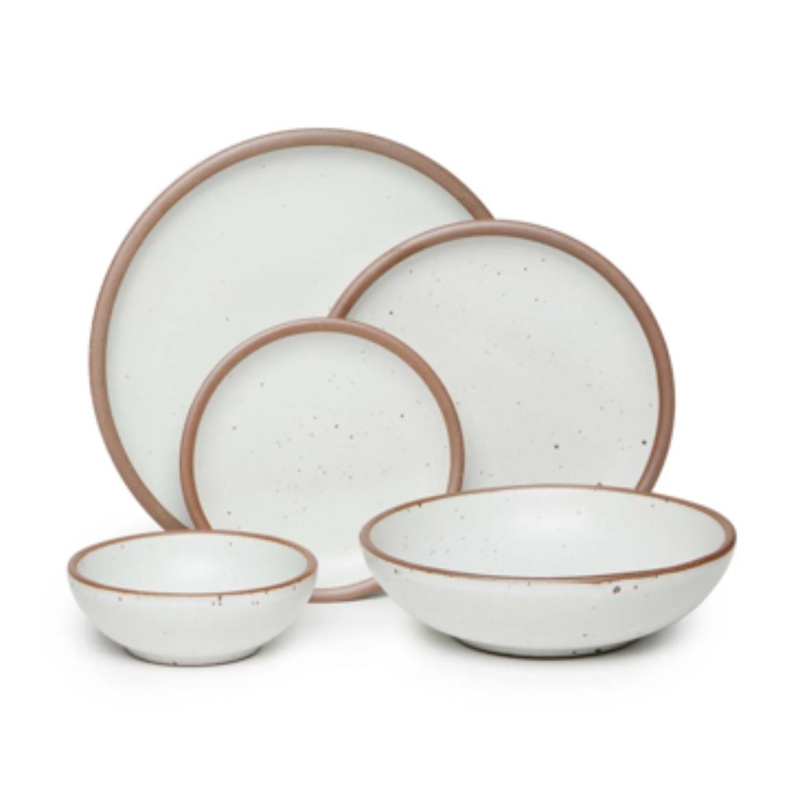5-Piece Shallow Set: eggshell