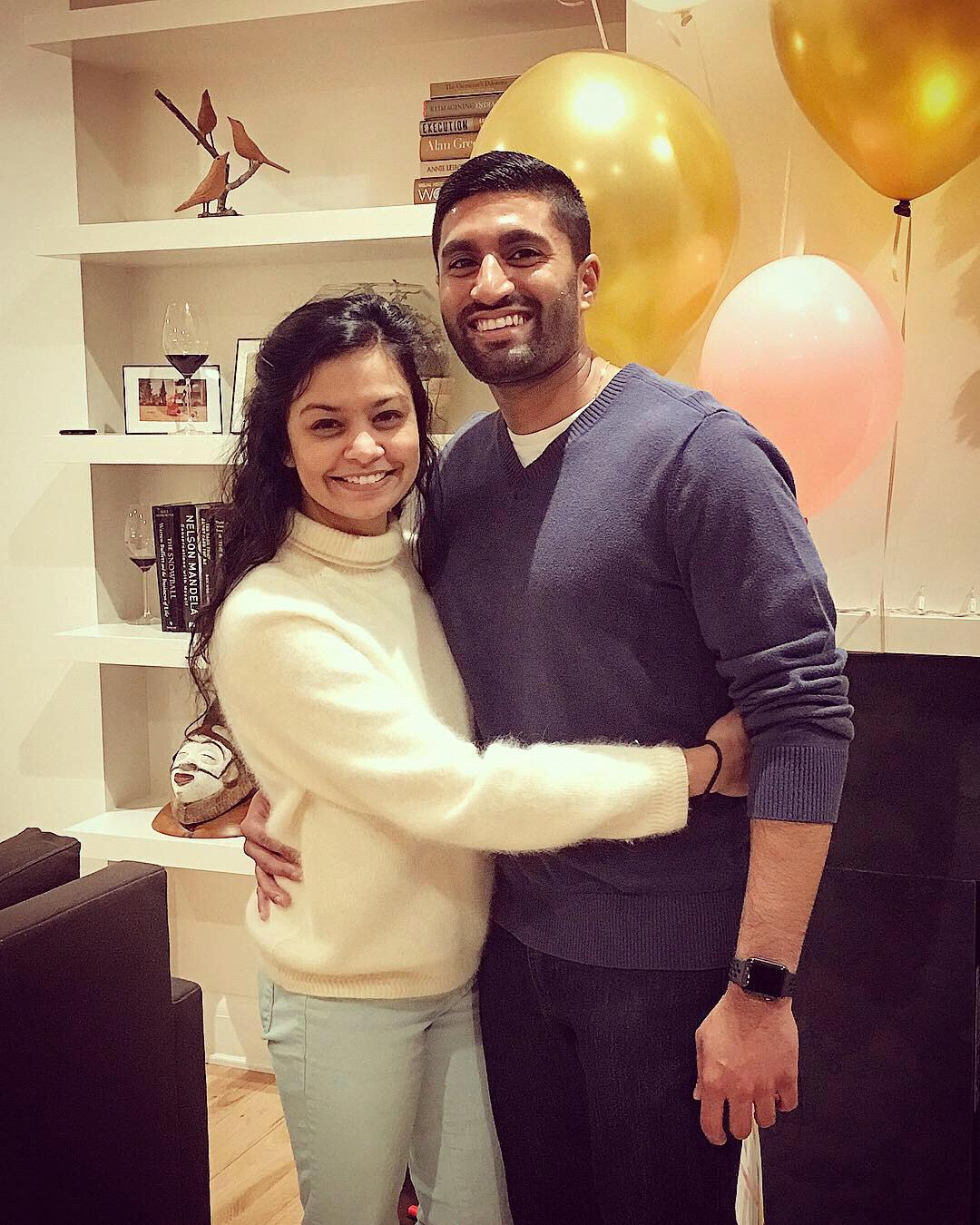 Our first Thanksgiving as an engaged couple!