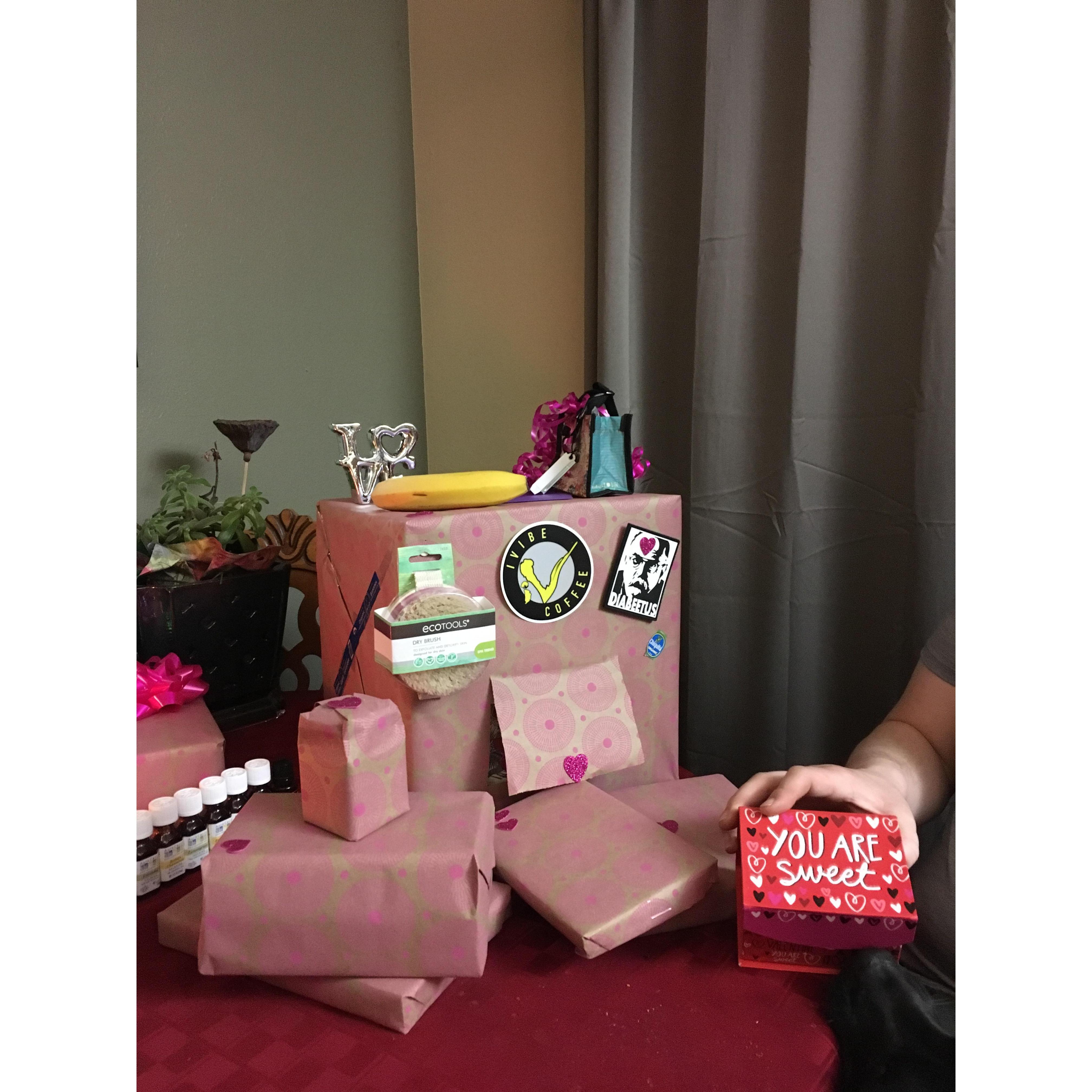 Nate Doggie spoiling Aves for her 33rd Birthday