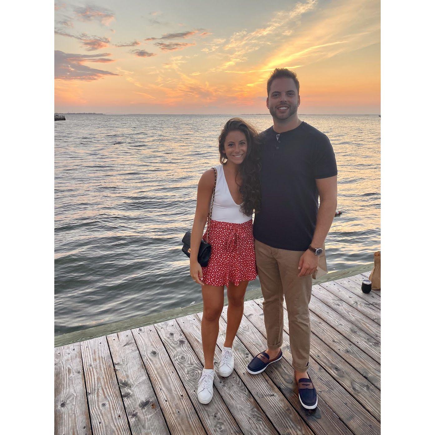 Officially official! Our first trip together. Fire Island August 2020