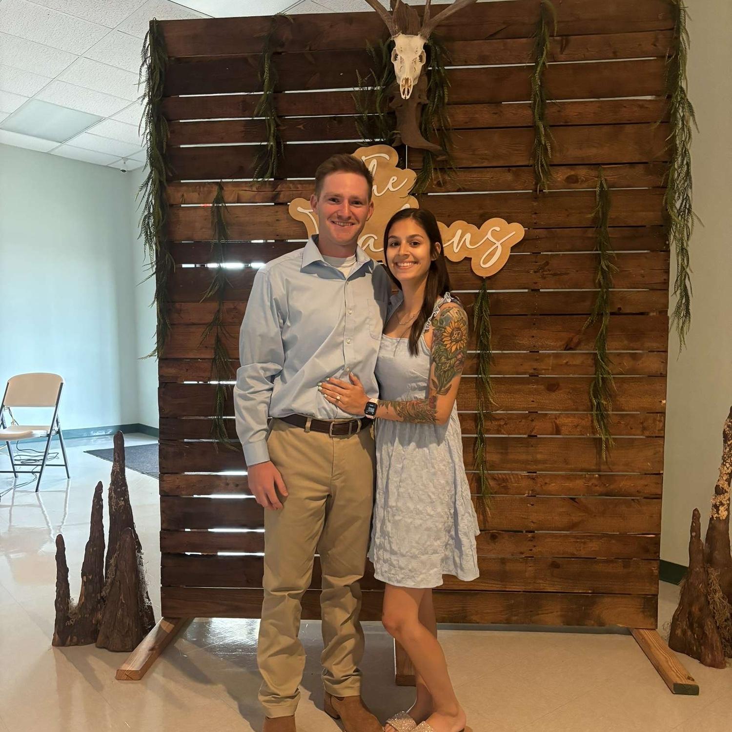 Our good friend, Molly and Caleb's wedding April 2025