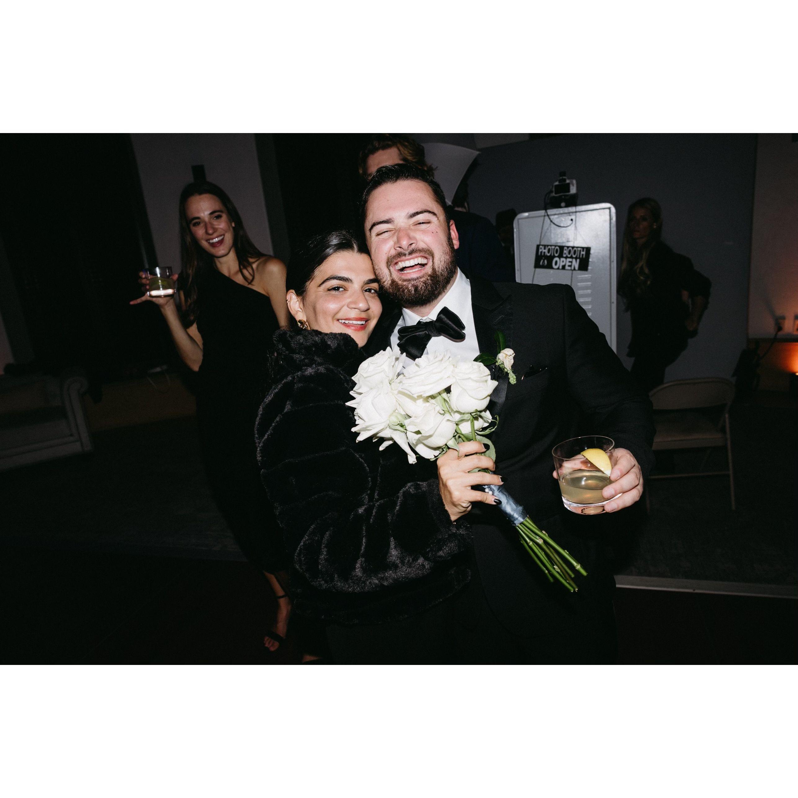 The bouquet that started it all...... Ally caught the bouquet at a wedding a few weekends before Kyle proposed.