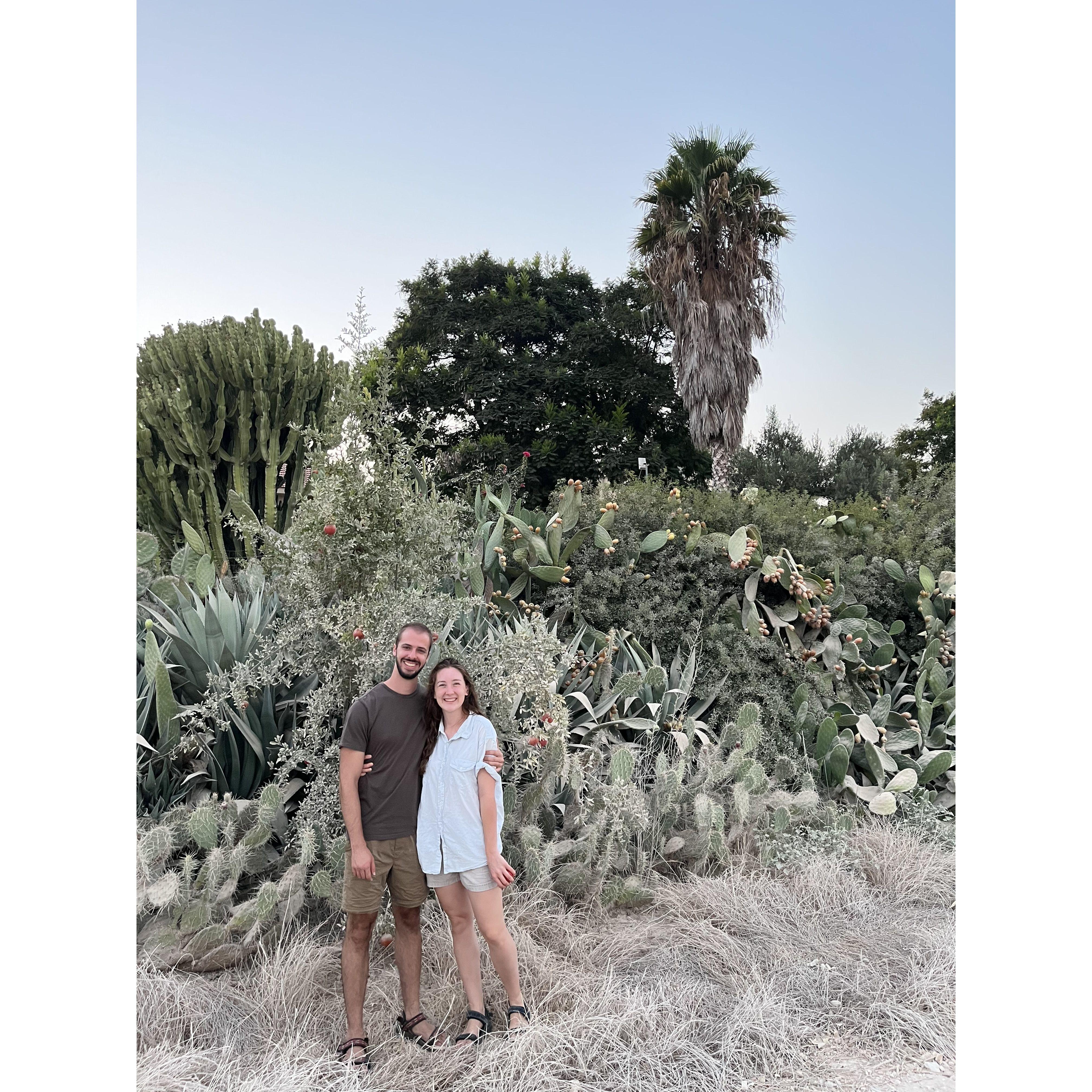 While in Israel this summer, our friends from Bible College visited and insisted that we have our picture taken for the first time.