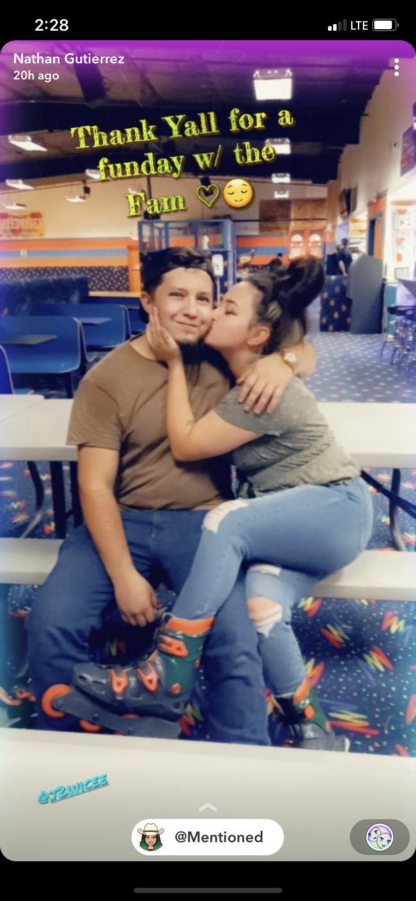 First time roller skating!