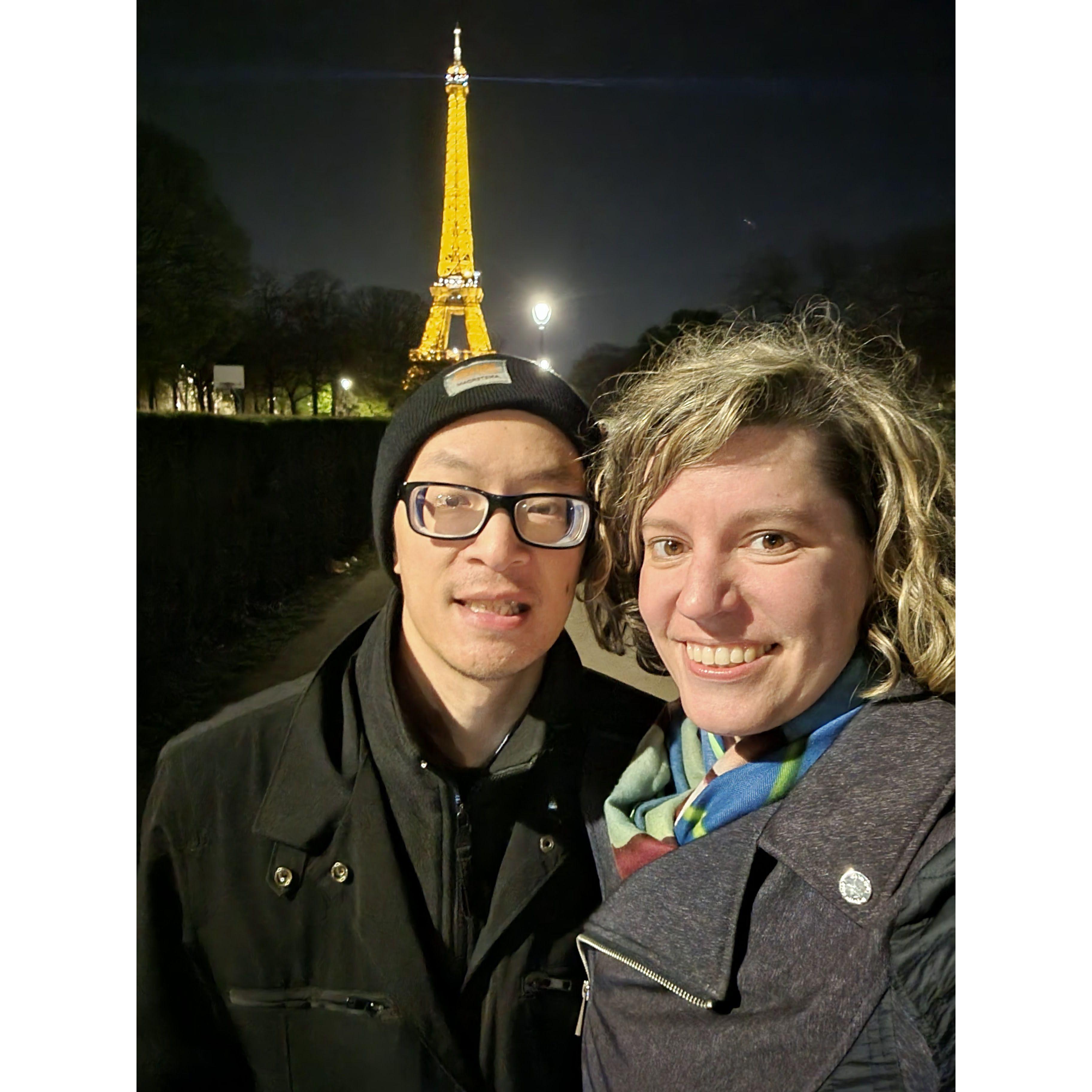 Our first night in Paris