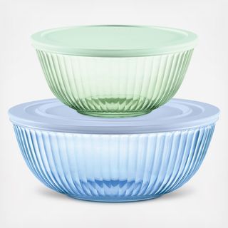 Colors Sculpted Tinted Dreams 4-Piece Mixing Bowl Set