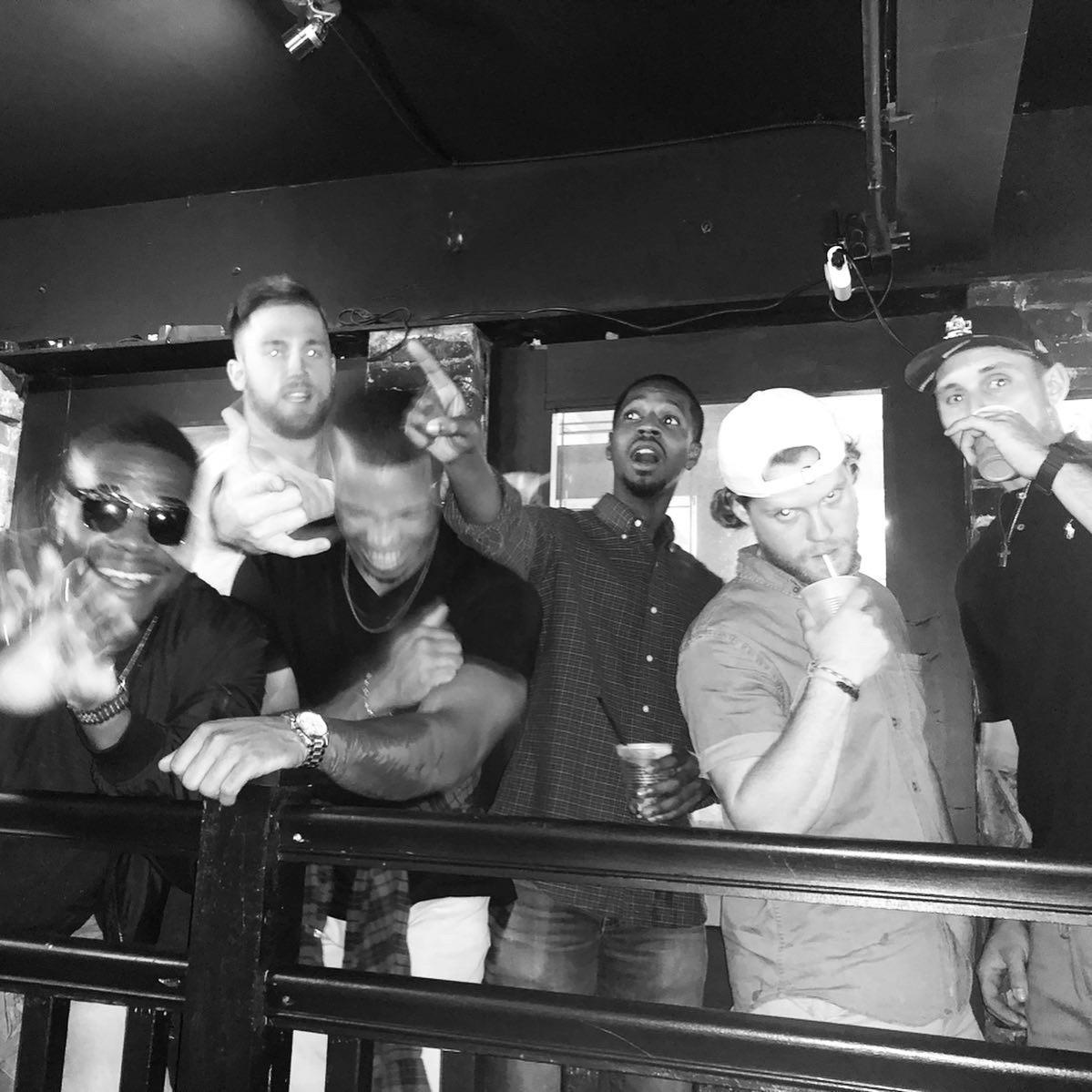 Night out with all the groomsmen.