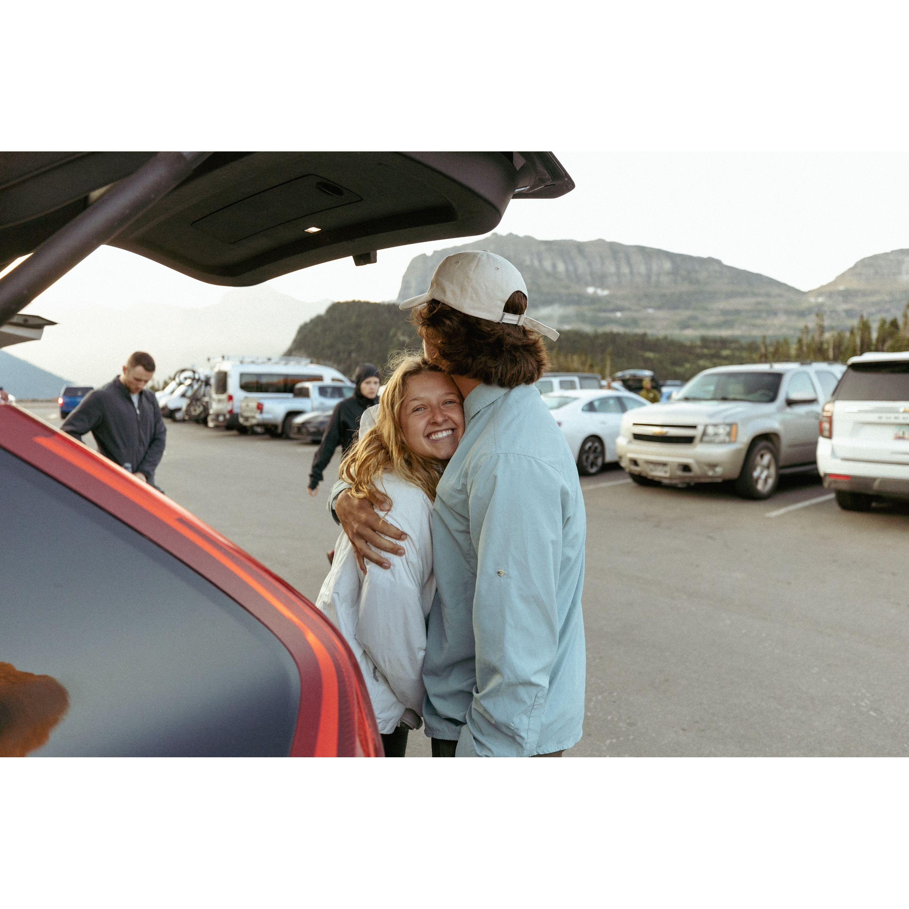 Taken at Glacier by Josiah's best man Jack Cote summer of 24.