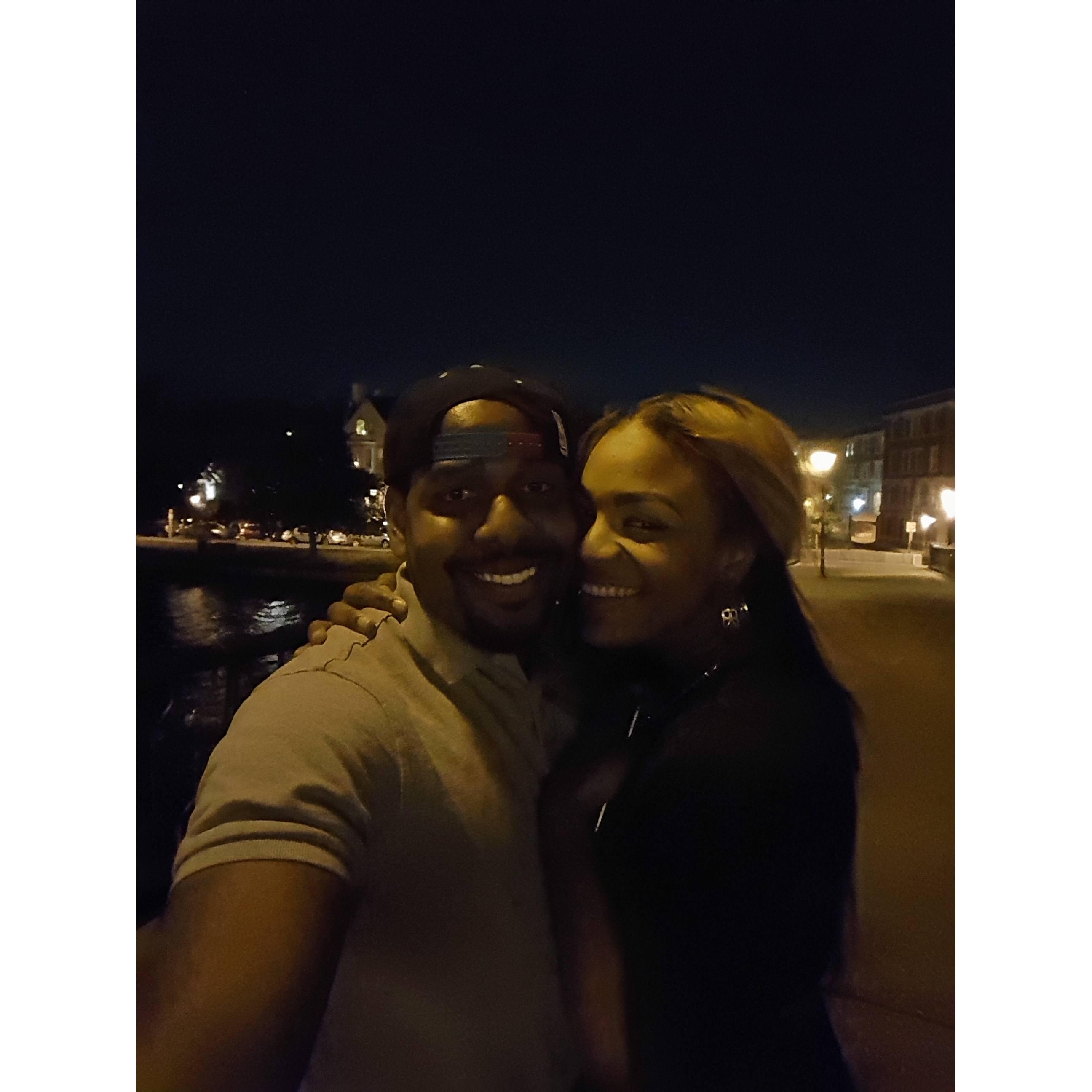 The night she agreed to be my girlfriend!