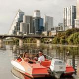 Retro Boat Rental on Lady Bird Lake