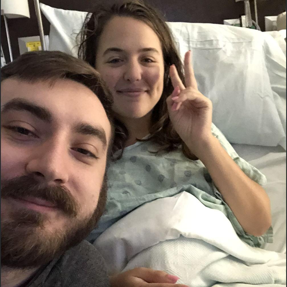 Visit after my appendix was removed