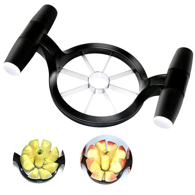 LIANGKEN Apple Slicer and Corer Tool, Professional Apple Cutter 8 Slices with Stainless Steel Blade, Apple Divider with Comfortable Handle, Durable and Sturdy, Fruit Slicer