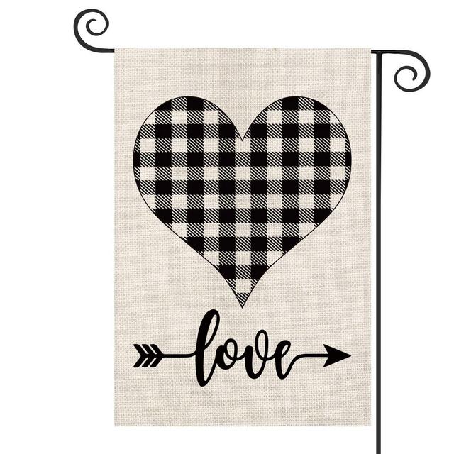 Heart Garden Flag