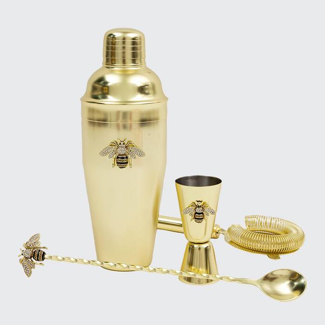 Joanna BuchananStripey Bee Cocktail 4-Piece Set