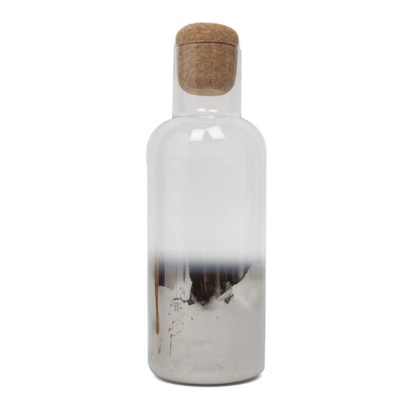 Ombre Metallic Apothecary Decanter Platinum