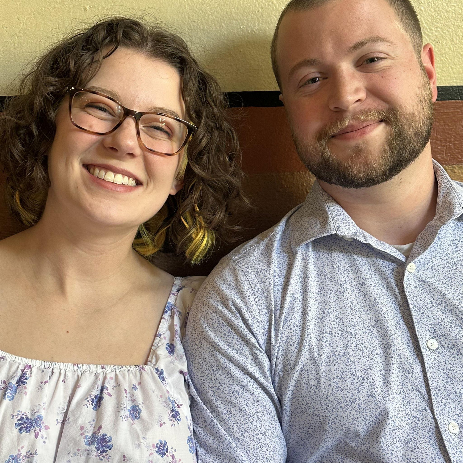 The day we eloped in Tucson! Getting brunch after getting married