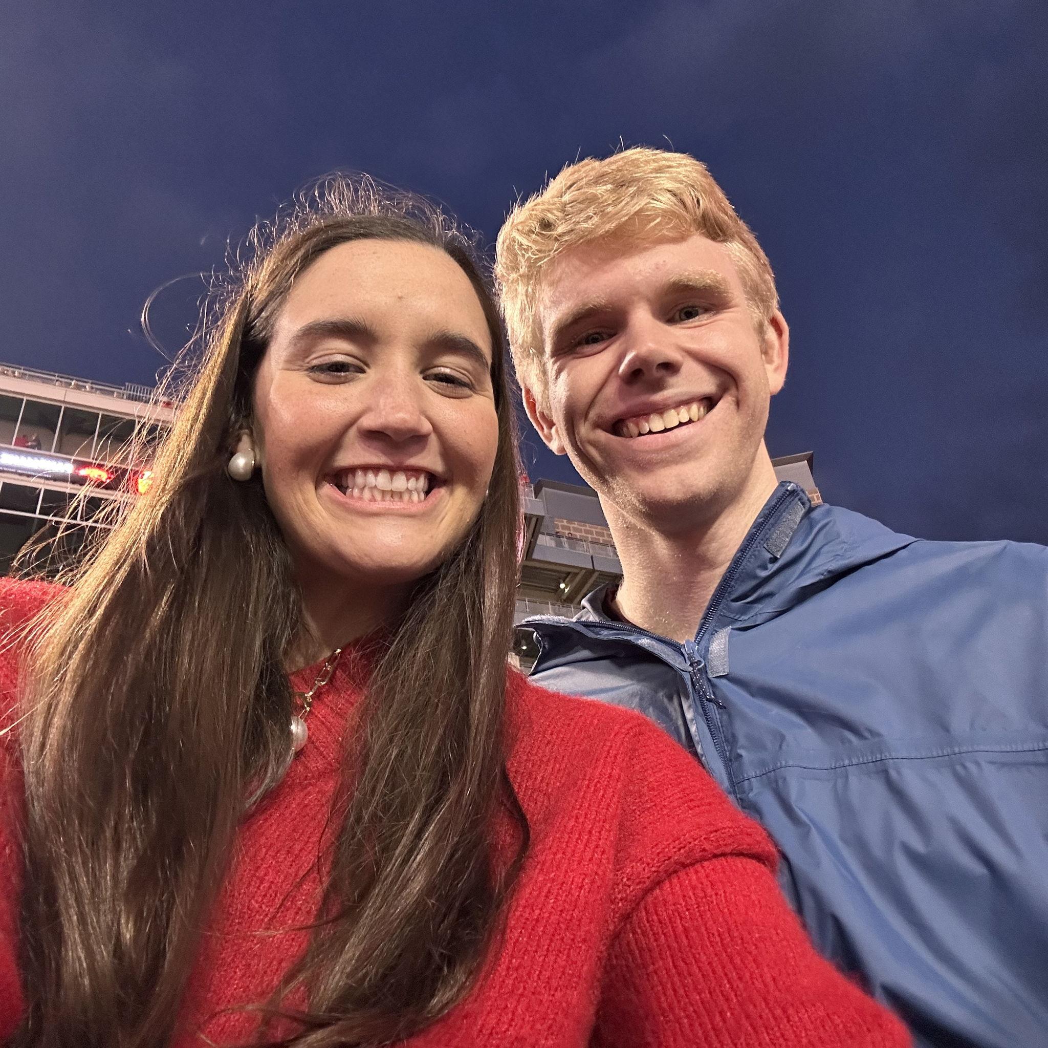 The night before he proposed! (woo pig)