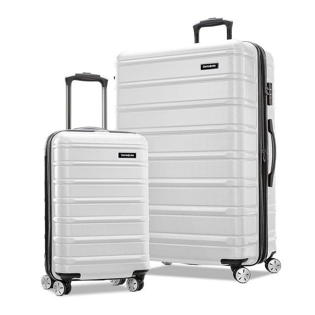 Samsonite Omni 2 Hardside Expandable Luggage with Spinner Wheels, Birch White, 2-Piece Set (20/28)