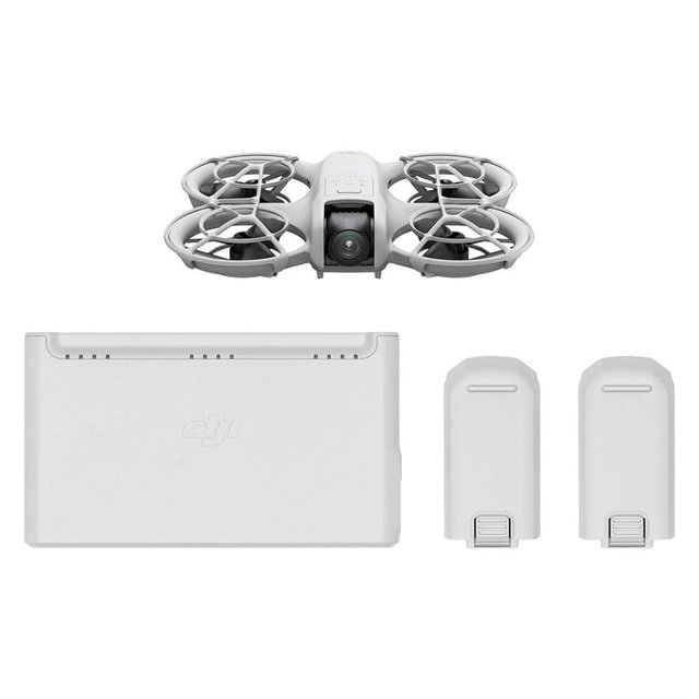 DJI Neo Three-Battery Combo, Mini Drone with 4K UHD Camera for Adults, 135g Self Flying Drone that Follows You, Palm Takeoff, AI Subject Tracking, QuickShots, Stabilized Video (Controller-Free)