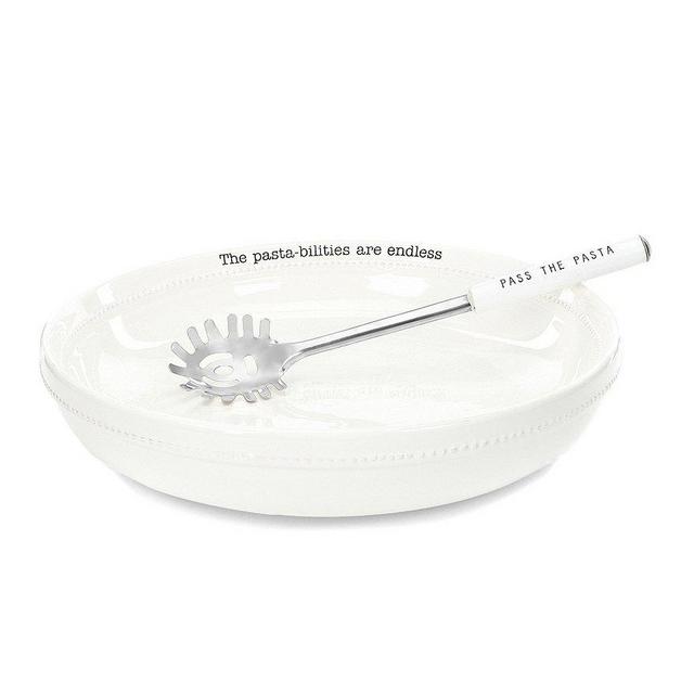 Mud Pie Pasta-bilities Bowl Set