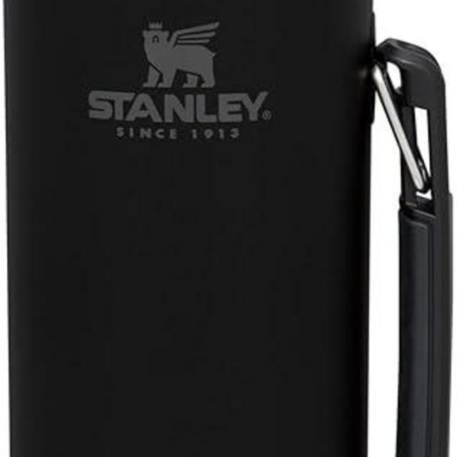 Stanley Classic Legendary Vacuum Bottle 1.1 qt | Wide Mouth with Leakproof Cup Lid | Keep Drinks Hot or Cold | Packable for Travel | Insulated Stainless Steel Thermos | BPA-Free | Matte Black