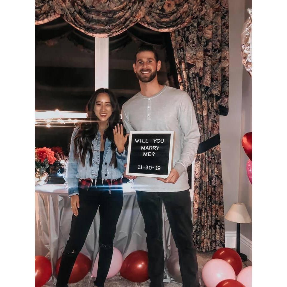 The night we got engaged, 11/30/19