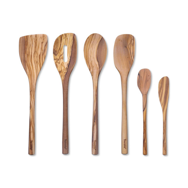Tovolo 6-Pc. Olive Wood Kitchen Utensil Set