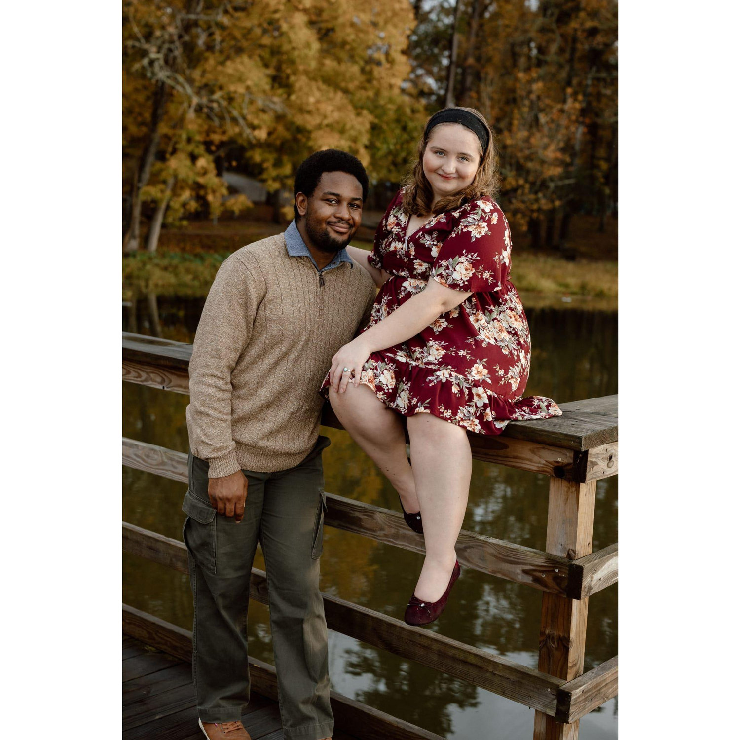 We said "I love you" right before this photo was taken.