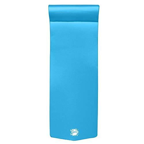 TRC Recreation Splash 70 Inch Foam Raft Lounger Swimming Pool Lake Float, Blue