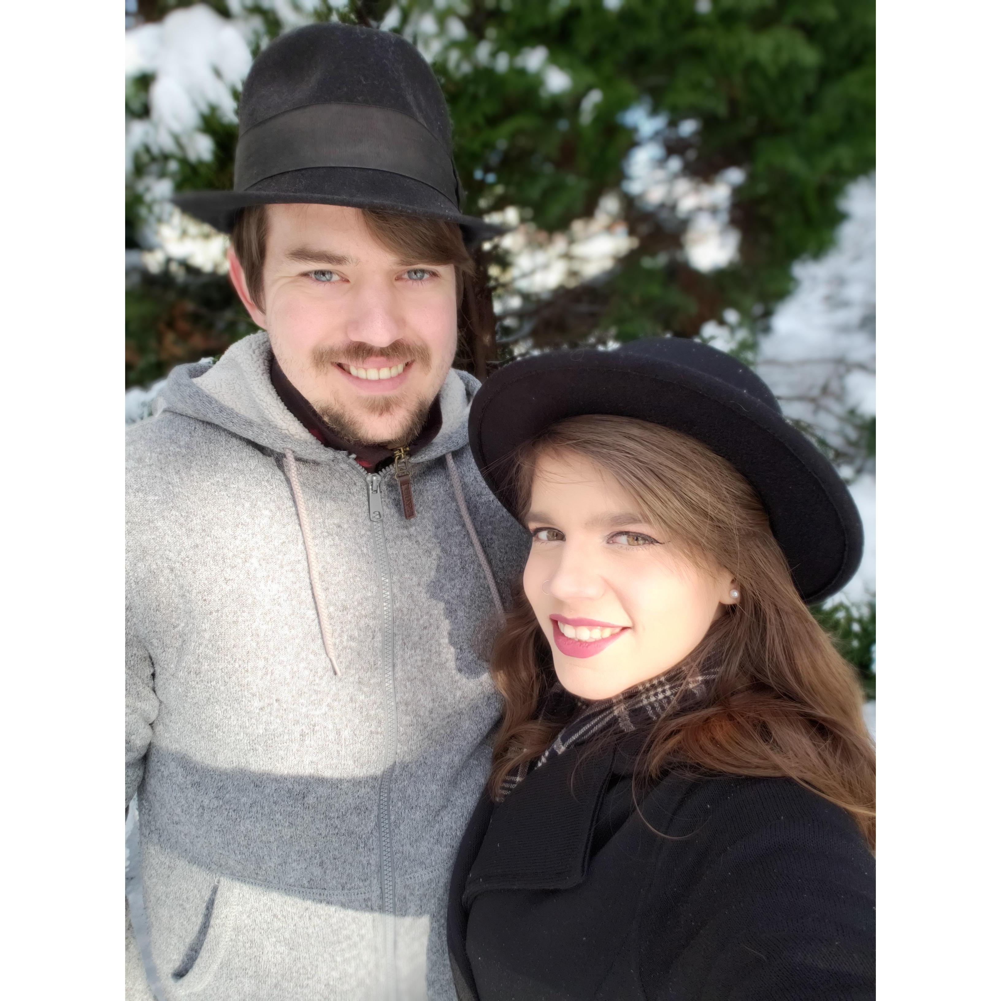 Photos from our walk when we were snowed in, in Woodinville, Washington. February 2019