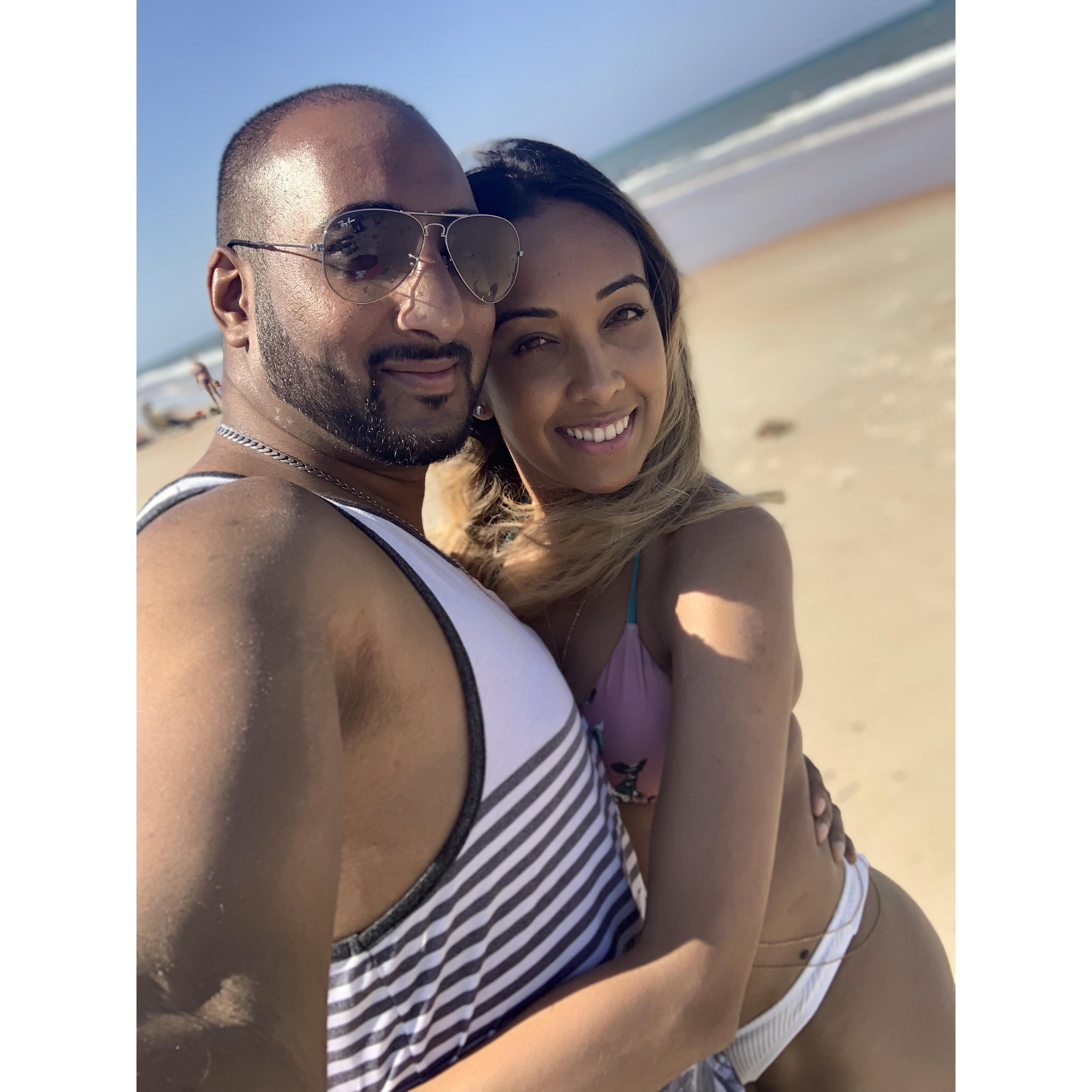 The beach is our happy place!
