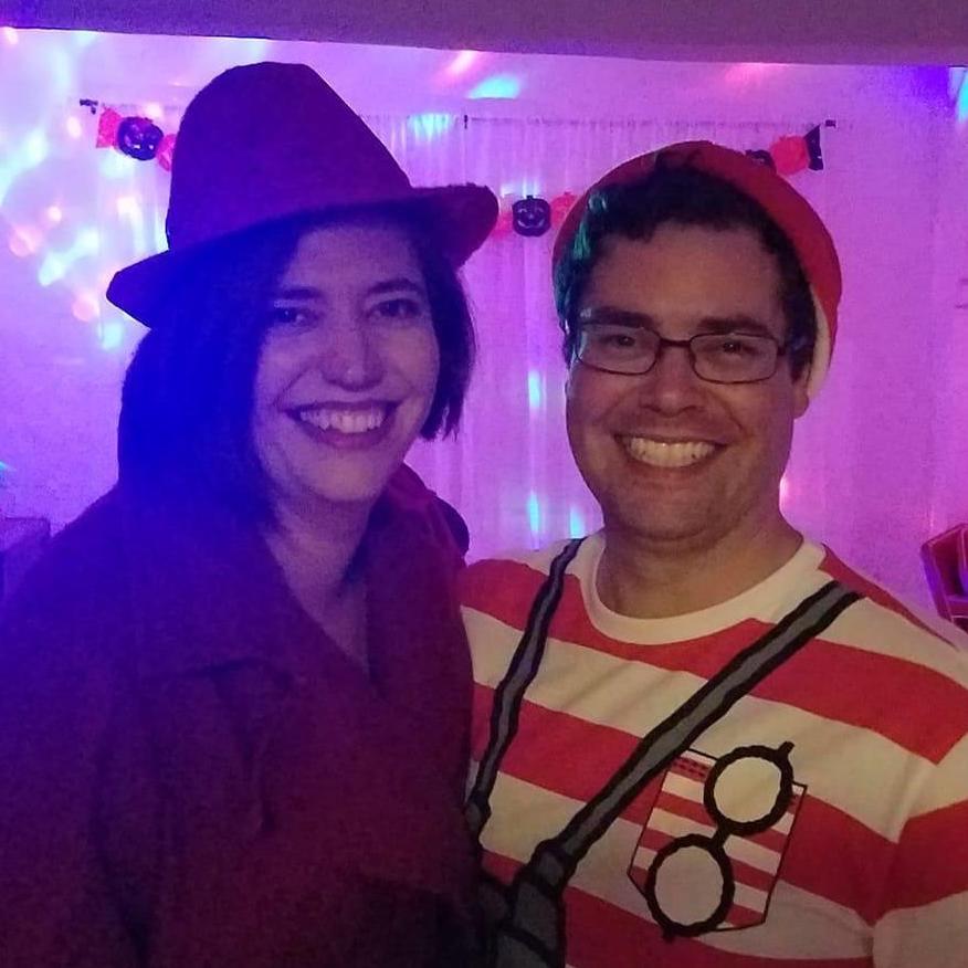 A Carmen Sandiego and Where's Waldo? Halloween mashup spectacular.
