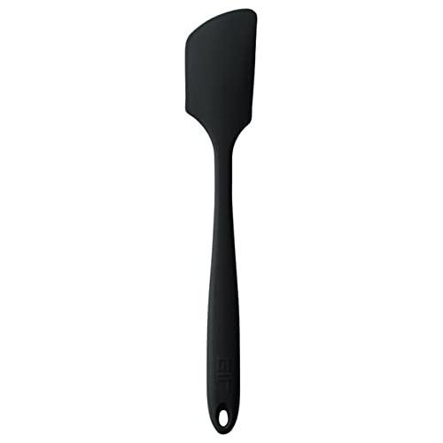 GIR: Get It Right Premium Silicone Spatula | Heat-Resistant up to 550°F | Seamless, Nonstick Small Kitchen Spatulas for Cooking, Baking, and Mixing | Mini - 8 IN, Black