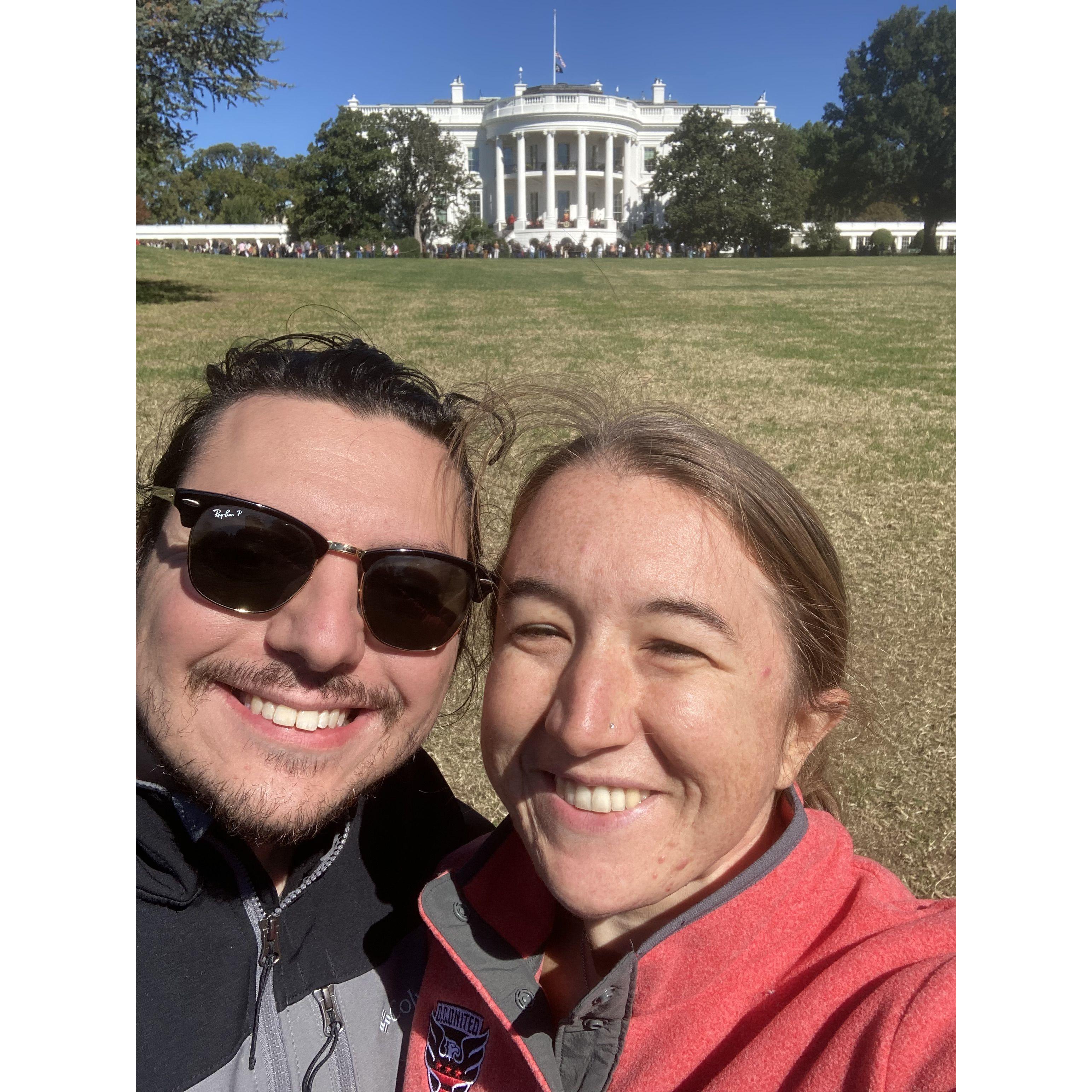 In the White House garden