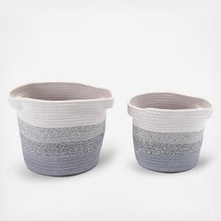 Maku Basket with Handles, Set of 2