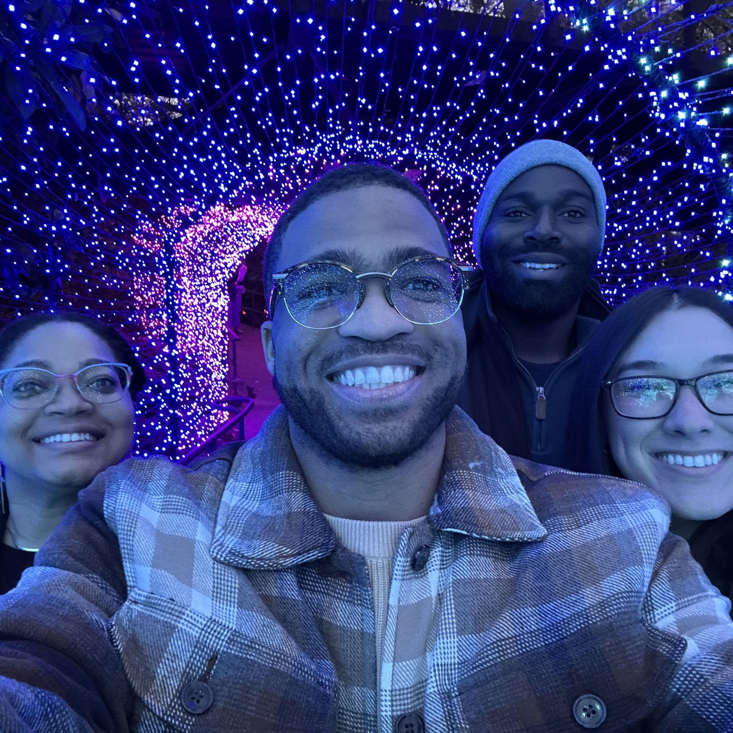 Atlanta Botanical Gardens with Charis-Ann and Josh.