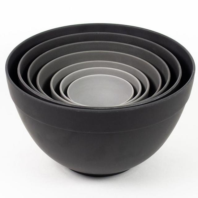 Bamboozle Nesting Mixing Bowls, Set of 7 - Gray