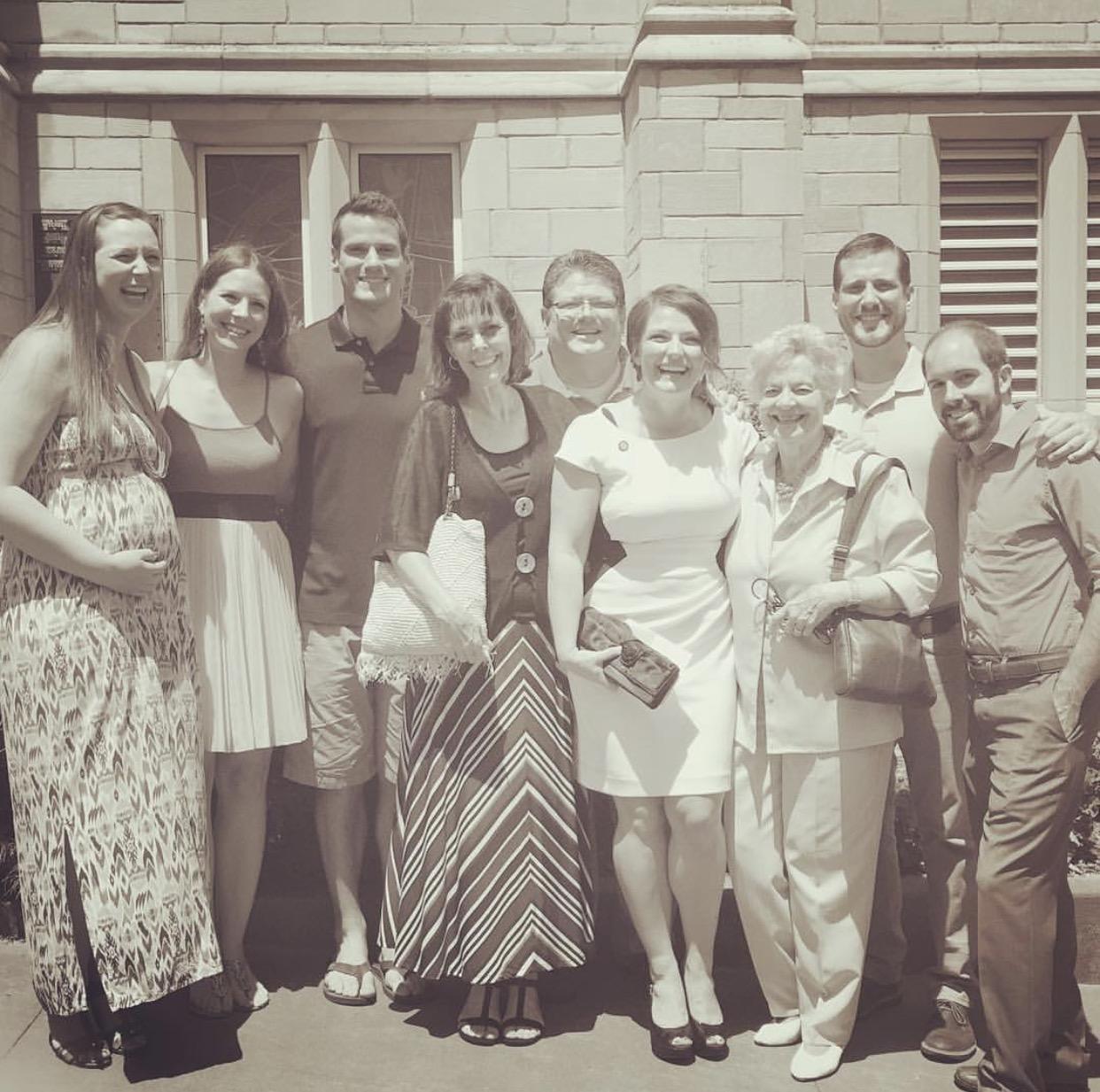 We're thankful to have the support of our family!